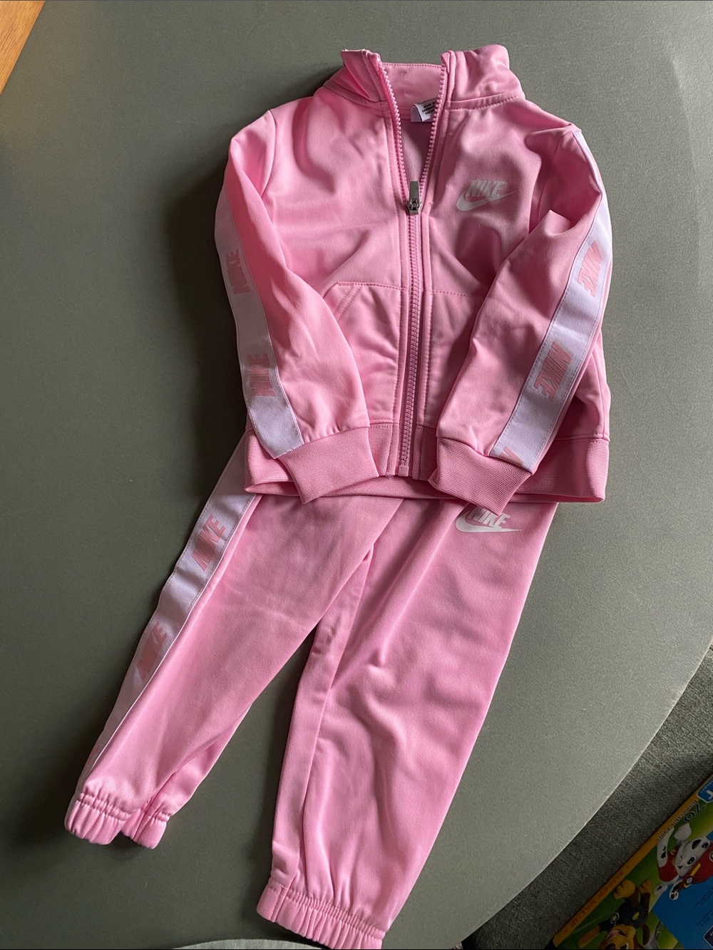 Nike Kids Pink Track Jacket and Joggers Set